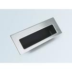 Flush Pulls With Hairline Finishing On Surface