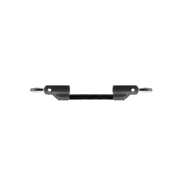 Patch Cord;  PVC;  10 kV;  10;  18 AWG;  65/36;  0.14 in.;  Black;  12 in.