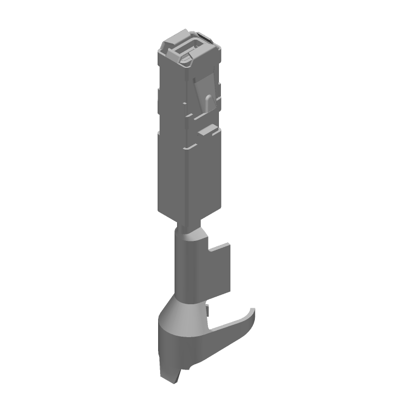 Female Signal Contact, Crimp, 1.5mm Tab, Tin Plated, Copper Alloy