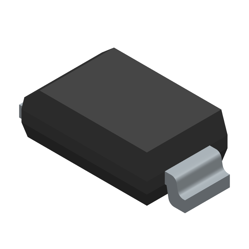 Zener Diode, 47V V(Z), 6.38%, 0.8W, Silicon, Unidirectional, DO-219AB, SMF, 2 PIN