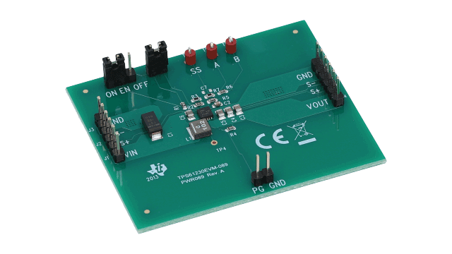 TPS61230 DC to DC Converter and Switching Regulator Chip 4.9VDC to 5.1VDC Output Evaluation Board
