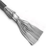 64C 28AWG Flat Cable, PVC, Shielded, 300V, 100ft