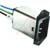 3-Pos AC Power Entry Module, 1A, 250V, Shielded, QC