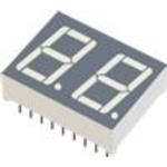 Smart/Normal 7 Seg Numeric LED Display, 2-Character, Super Bright Red, 14.22mm, ROHS COMPLIANT PACKAGE-18