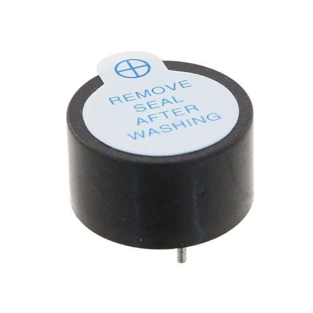 Piezo Buzzer, 12V DC, 4kHz, Through Hole, 7.5mm H