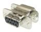 Rectangular Connector Adapter, 9 Contacts(Side1), 9 Contacts(Side2), Female-Male, ROHS COMPLIANT