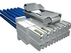 Cable Assembly AC Power 0.406m Power to Power 10 to 10 POS SKT-SKT Crimp-Crimp 24AWG
