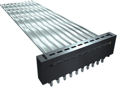 .100 Inch Single Row IDC Ribbon Cable Assembly, Terminal