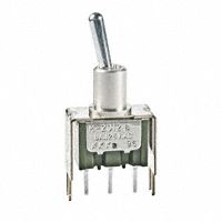 Switch Toggle ON None ON SPDT Small Bat Lever PC Pins 6A 250VAC 30VDC PC Mount with Bracket