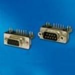 25 Pos D-Sub RA Solder Male Connector, 5A, 250V