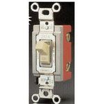 Switch Toggle 3PST Lever Screw 20A 277VAC Panel Mount with Frame