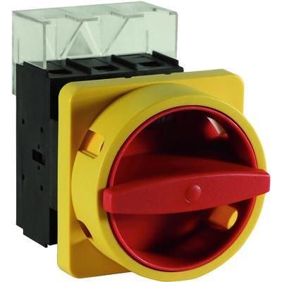 Isolator switch 125 A 1 x 90 ° Yellow, Red Sälzer H412-41300-033N4 1 pc(s)