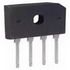 Diode Rectifier Bridge Single 200V 4A 4-Pin Case GBU Tube