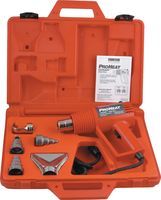 HEAT GUN KIT - Kit Contents:Heat Gun, 5 Attachments (35309) and Storage Case; Supply Voltage VAC:120V; Heat Temperature Range:+54°C to +482°C 24K3799;