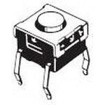 Tactile Switch, 24VDC, 50mA, 2.25N, SPST, Through Hole