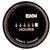 Hour Meter,  Quartz,  2.31 in. Round,