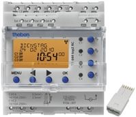 4 Channel Digital DIN Rail Time Switch Measures Hours, 110  240 V ac