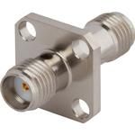 SMA Adapter F/F 0-18GHz 50 Ohm ST Panel Mount Gold