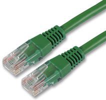 PATCH LEAD, CAT 5E, 0.5M GREEN