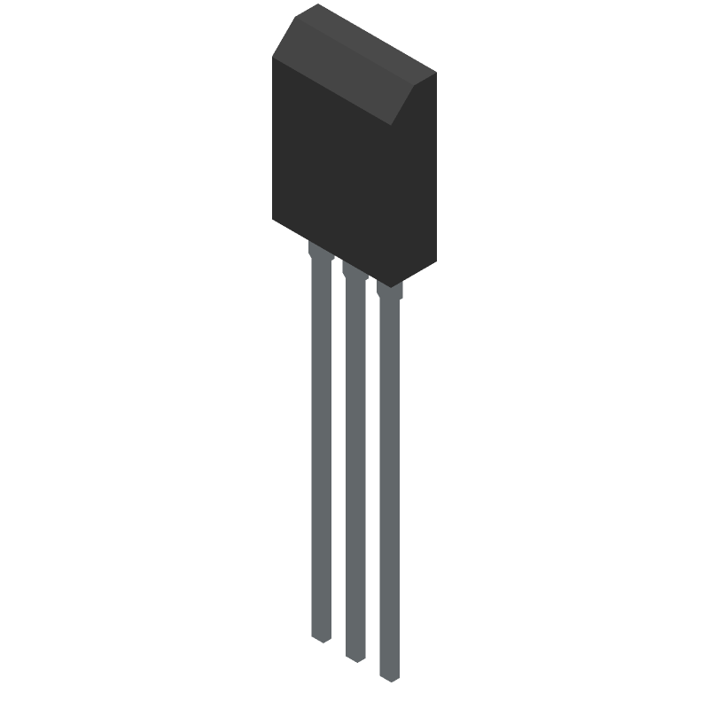 Small Signal Bipolar Transistor, 1.5A I(C), 160V V(BR)CEO, 1-Element, PNP, Silicon, TO-126MOD, 3 PIN
