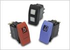 Switch Rocker ON None OFF SPST Quick Connect Rocker 15A 250VAC 372.85VA 150000Cycles Automotive Bulk