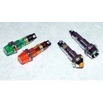 Red LED Emitter, 12V, 15mA, 630nm, 7.37mm Lens