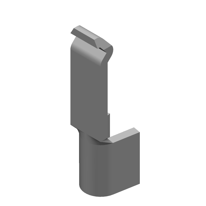 31A 600V Male Power Crimp Contact, Silver, Copper, 18-12AWG