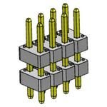 Conn Board Stacker HDR 14 POS 2.54mm Solder ST Top Entry Thru-Hole BergStik® Box