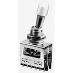 Switch Toggle N.O./N.C. 8PDT Locking Lever Solder 7A 250VAC 28VDC Panel Mount with Threads