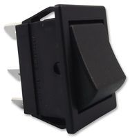 ARCOLECTRIC   C1560AAAAA   Rocker Switch, Non Illuminated, DPDT, On-On, Black, Panel, 16 A