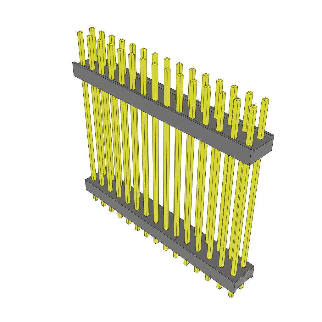 Conn Board Stacker HDR 30 POS 2.54mm Solder ST Top Entry Thru-Hole Bulk