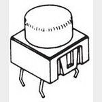 CAP TACTILE ROUND GREEN