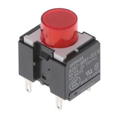 Switch Push Button N.O. SPST Round Button 6A 250VAC 30VDC Momentary Contact Solder Panel Mount