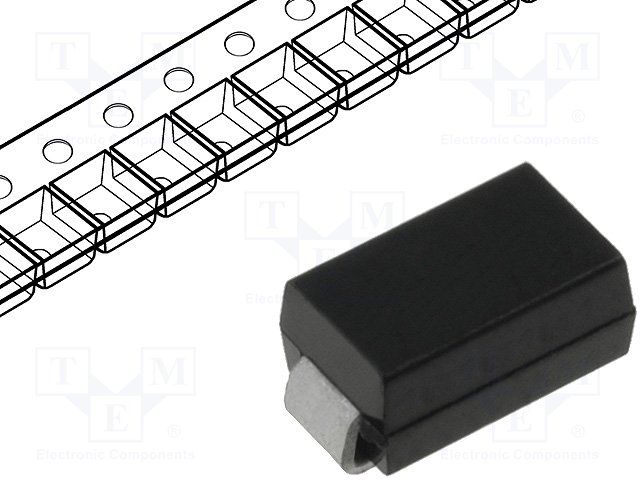 Trans Voltage Suppressor Diode, 400W, 24V V(RWM), Bidirectional, 1 Element, Silicon, DO-214AC, ROHS COMPLIANT, PLASTIC, SMA, 2 PIN