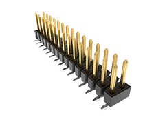 10-Contact Shrouded Header, 2-Row, 2.54mm Pitch, Lead Free, Solder Termination