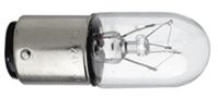 BA15d Incandescent Bulb, Clear, 24 V