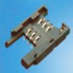 6 Pos SD/microSD Card Socket, 2.54mm Pitch, Gold Plated, 1A