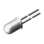 IR LED Emitter 940nm 100mA 50° Viewing Angle Through Hole