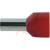 Ferrule;  Twin Entry;  8 AWG;  Insulated Red