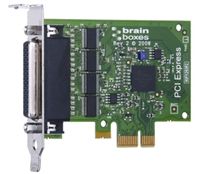 Brainboxes 4 Port RS232 PCI Express Serial Board,  921.6kbit/s