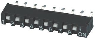 MULTICOMP   SIP-06T   DIP / SIP Switch, SIP Series, SPST, Through Hole, 10 mA, 50 V