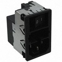 Filtered Power Entry Module, 1A, 250VAC, 3 Pos, Switch/Fuse