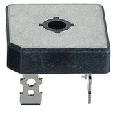 Bridge Rectifier Diode, 1 Phase, 25A, 600V V(RRM), Silicon, PLASTIC, GBPC, 4 PIN