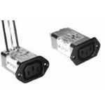 3 Pos Male Mains Power Connector, 1A, 250V AC, Panel Mount