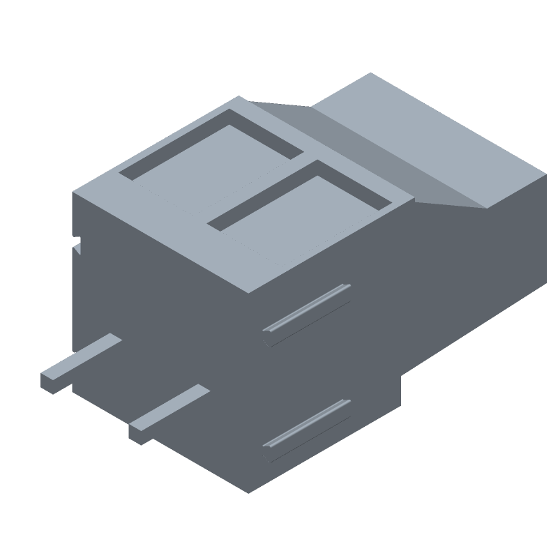 2 Pos PCB MT 6.35mm Right Angle Terminal Block, 30A, 300V