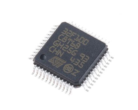MCU 32-Bit STM32 ARM Cortex M3 RISC 64KB Flash 2.5V/3.3V 48-Pin LQFP Tray