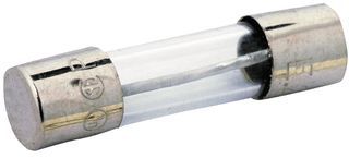 Electric Fuse, Time Lag Blow, 0.5A, 250VAC, 35A (IR), Supplemental, Inline/holder, 5x20mm, ROHS COMPLIANT