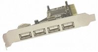 USB card with adaptor,4port