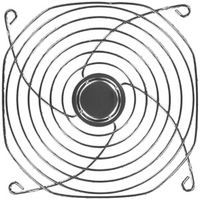 120mm Steel Fan Guard, 0.063" Dia, Chrome Finish