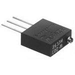 1kR 1W Wirewound Trimmer Resistor, Linear, 5% Tol, 25 Turn, Through Hole